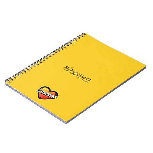 Catherine Heart Yellow ノートブック (左側)