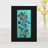 "CatherineHayesArt著青1の木"のメッセージカード カード (黄色い花)