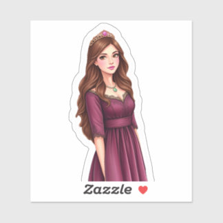 Catherine's White Background Sticker シール