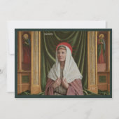 Catholic Art Holy Card | Saint Ludmila 招待状 (正面)