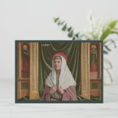 Catholic Art Holy Card | Saint Ludmila 招待状 (スタンド正面)