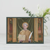 Catholic Art Holy Card | Saint Rabanus Maurus 招待状 (スタンド正面)