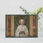 Catholic Art Holy Card | Saint Ursus of Aosta 招待状 (スタンド正面)