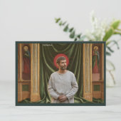 Catholic Art Holy Card | Saint Valentine of Rome 招待状 (スタンド正面)