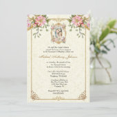 Catholic Baptism Christening Blessed Mother Jesus 招待状 (スタンド正面)