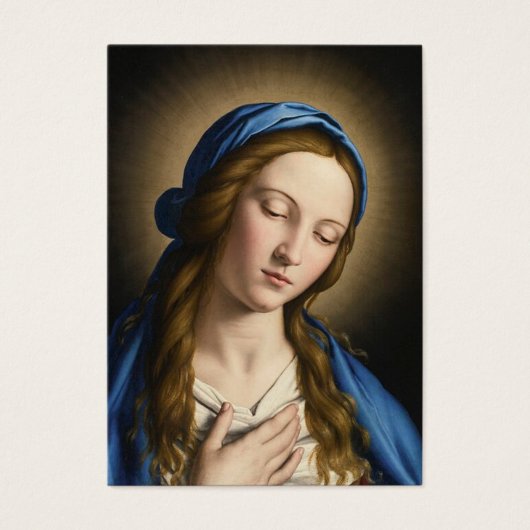 Catholic Blessed Mary Madonna Funeral Memorial (正面)