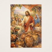 Catholic Cana Wedding Prayer Cards (正面)