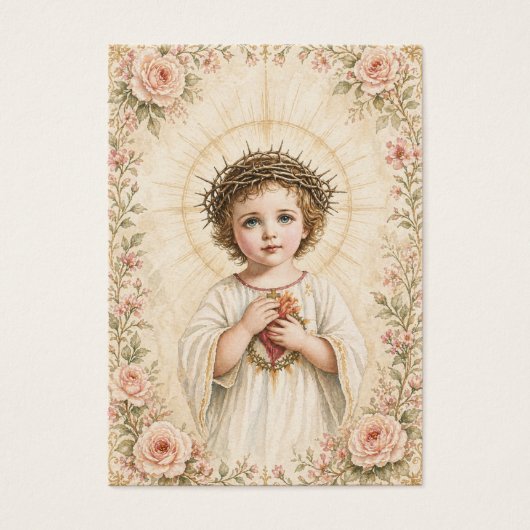 Catholic Child Jesus Funeral Memorial Prayer (正面)