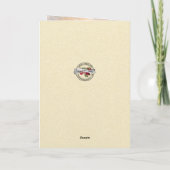 Catholic Christmas Eucharistic Adoration Angels シーズンカード (裏面)