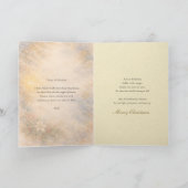 Catholic Christmas Eucharistic Adoration Angels シーズンカード (内部)