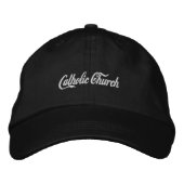 Catholic Church Baseballkappe 刺繍入りキャップ (正面)