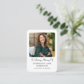  Catholic Divine Mercy Jesus Funeral Prayer Card 名刺 (スタンド正面)