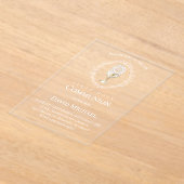 catholic first communion Eucharist アクリル招待状 (レイダウン)