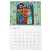 Catholic Folk Art Calendar by Jen Norton カレンダー (1月 2026)