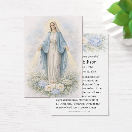 Catholic Funeral Blessed Mother Remembrance, (デスク)