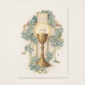 Catholic Funeral Memorial Prayer Holy Card (正面)