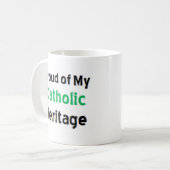 catholic heritage コーヒーマグカップ (正面左)