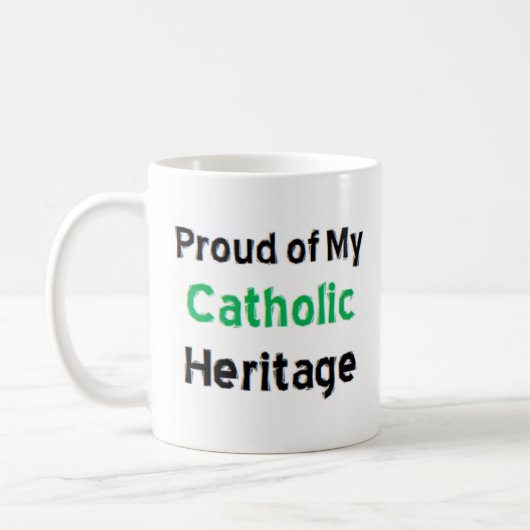 catholic heritage コーヒーマグカップ (左)
