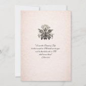 Catholic Jesus Girl First Communion Invitations 招待状 (裏面)