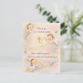 Catholic Knitter, Homemaker Embroidery Sewing ポストカード (スタンド正面)