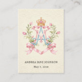 Catholic Marian Baptism Remembrance  エンクロージャーカード (正面)