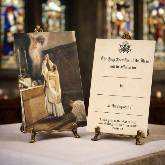 Catholic Mass Offering  Jesus Holy Cards ノートカード