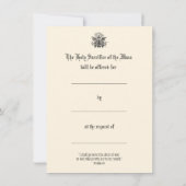 Catholic Mass Offering  Jesus Holy Cards ノートカード (裏面)