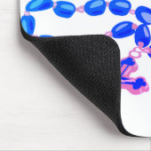 Catholic Mouse Pad White with Beautiful Rosary マウスパッド (コーナー)