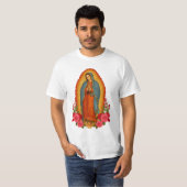 Catholic Our Lady of Guadalupe Saint Virgin Mary Tシャツ (正面フル)