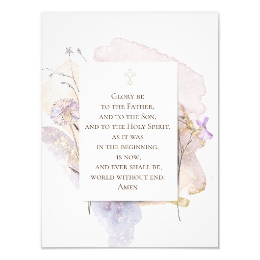 catholic prayer フォトプリント            (正面)