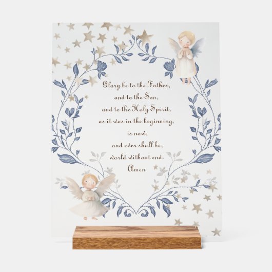 catholic prayer of praise アクリルサイン (正面)