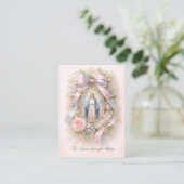 CATHOLIC PRAYER TO JESUS THROUGH MARY プレイスカード (スタンド正面)