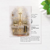 Catholic Priest Funeral Memorial Prayer (デスク)