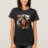 Catholic Templar Knights Medieval Tシャツ (正面)