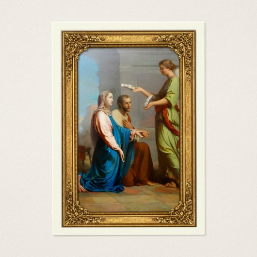 Catholic Wedding Prayer Betrothal Mary Joseph (正面)