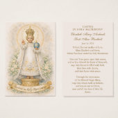 Catholic Wedding Prayer Card Betrothal  (正面&裏面)