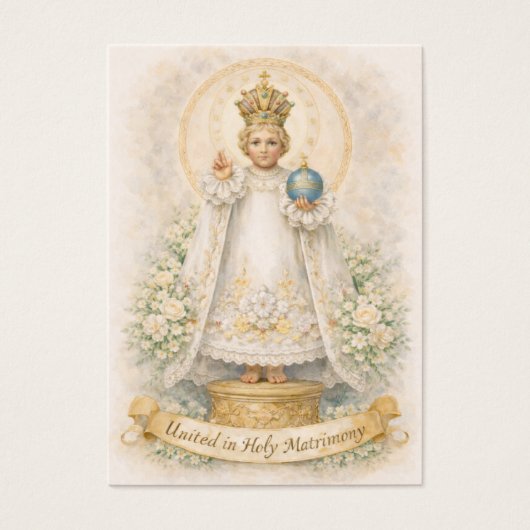 Catholic Wedding Prayer Card Betrothal  (正面)