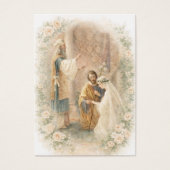 Catholic Wedding Prayer Card Betrothal  (正面)
