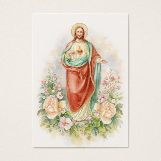 Catholic Wedding Sacred Heart of Jesus Prayer (正面)