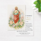 Catholic Wedding Sacred Heart of Jesus Prayer (デスク)