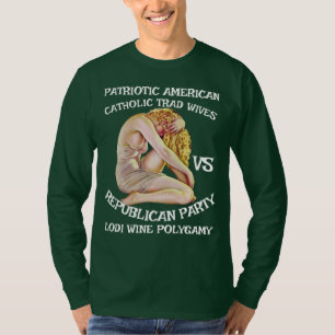CATHOLICS CONVICTS DHS CBP REPUBLICAN PARTY 2026 X Tシャツ