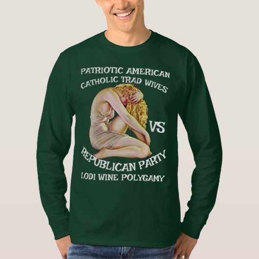 CATHOLICS CONVICTS DHS CBP REPUBLICAN PARTY 2026 X Tシャツ (正面)