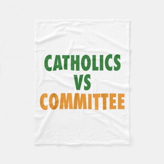 Catholics Vs Committees  フリースブランケット (正面)