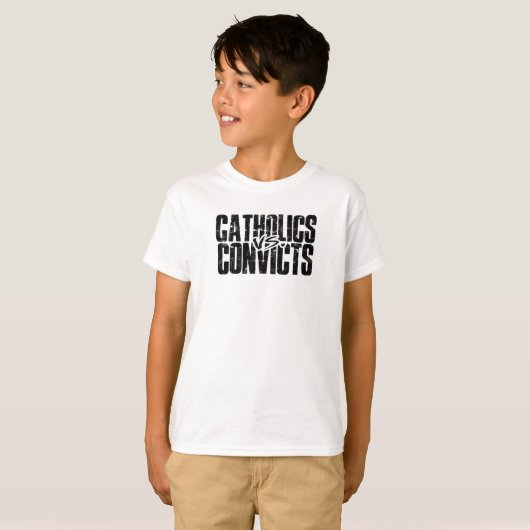 Catholics vs Convicts - samaritan Tシャツ (正面フル)