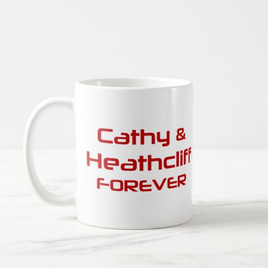 cathy & heathcliff コーヒーマグカップ (左)