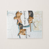 Catia Cho著ヨークシャーテリアの睡眠 ジグソーパズル (横)