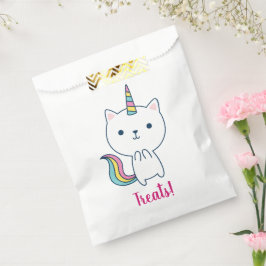 Caticorn | お菓子入れバッグ | ホワイト フェイバーバッグ