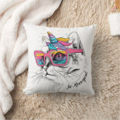Caticorn |そうMeowgical クッション (ブランケット)