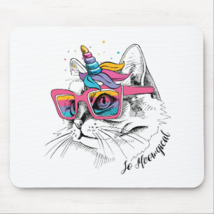 Caticorn そうMeowgical マウスパッド