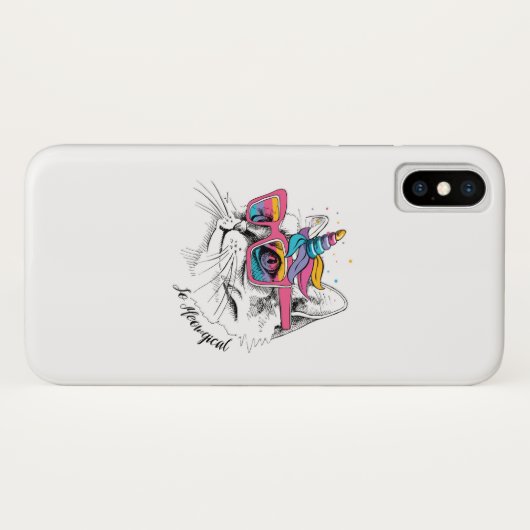 Caticorn |そうMeowgical Case-Mate iPhoneケース (裏面(横))